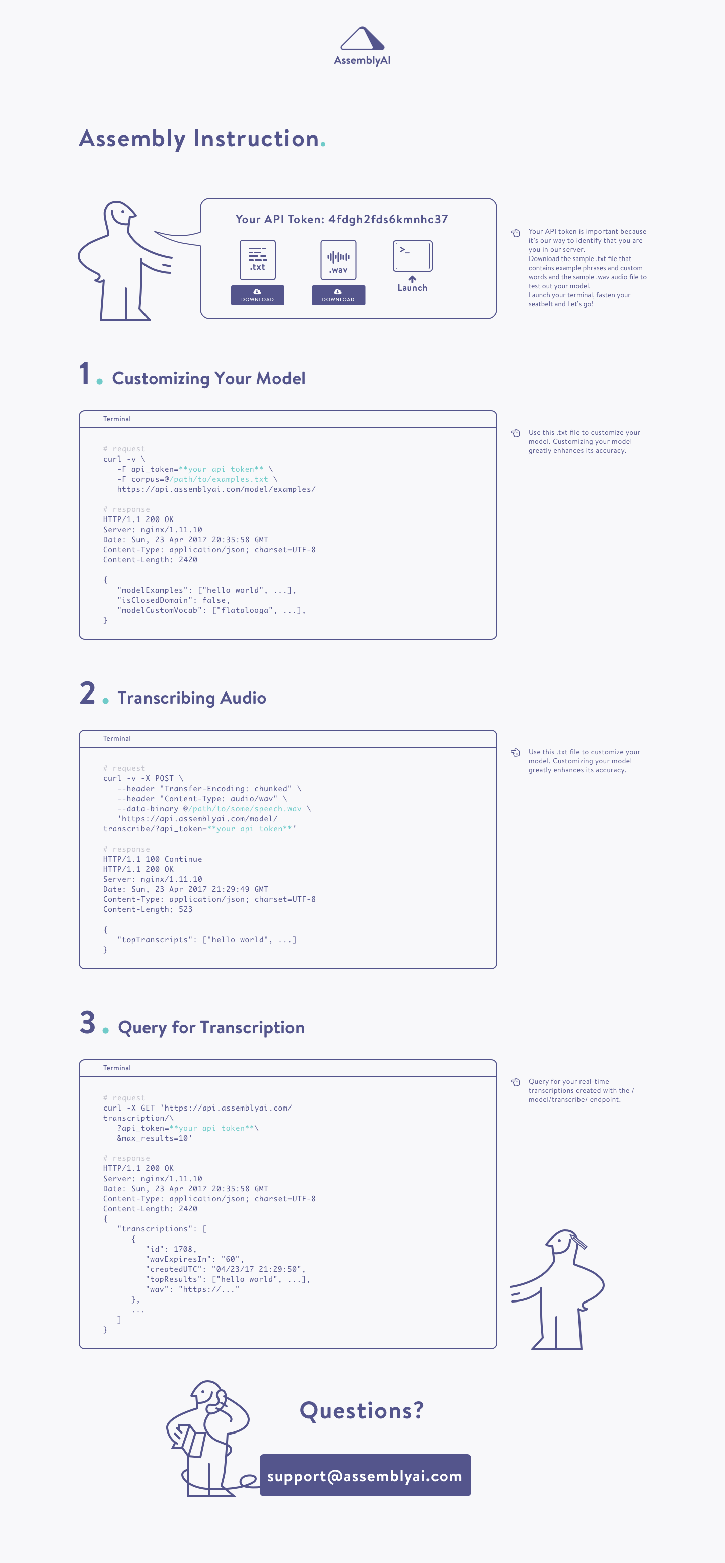 Assembly Instruction that brought early customer success