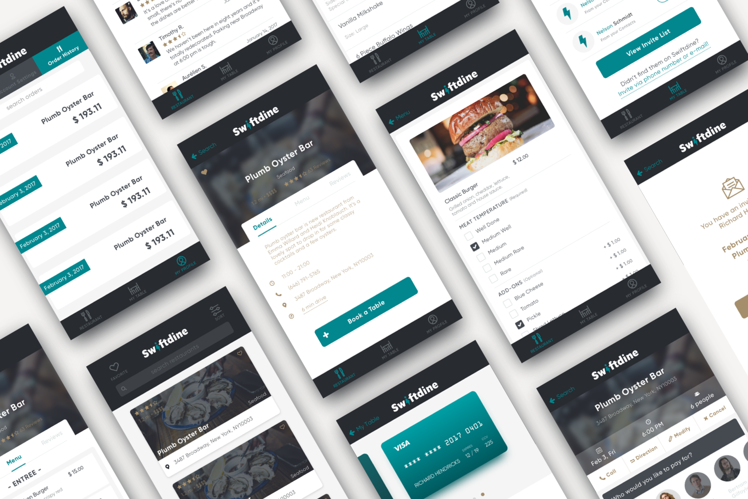 Swiftdine\'s client-side mobile app is rated 5.0 on iOS app store.