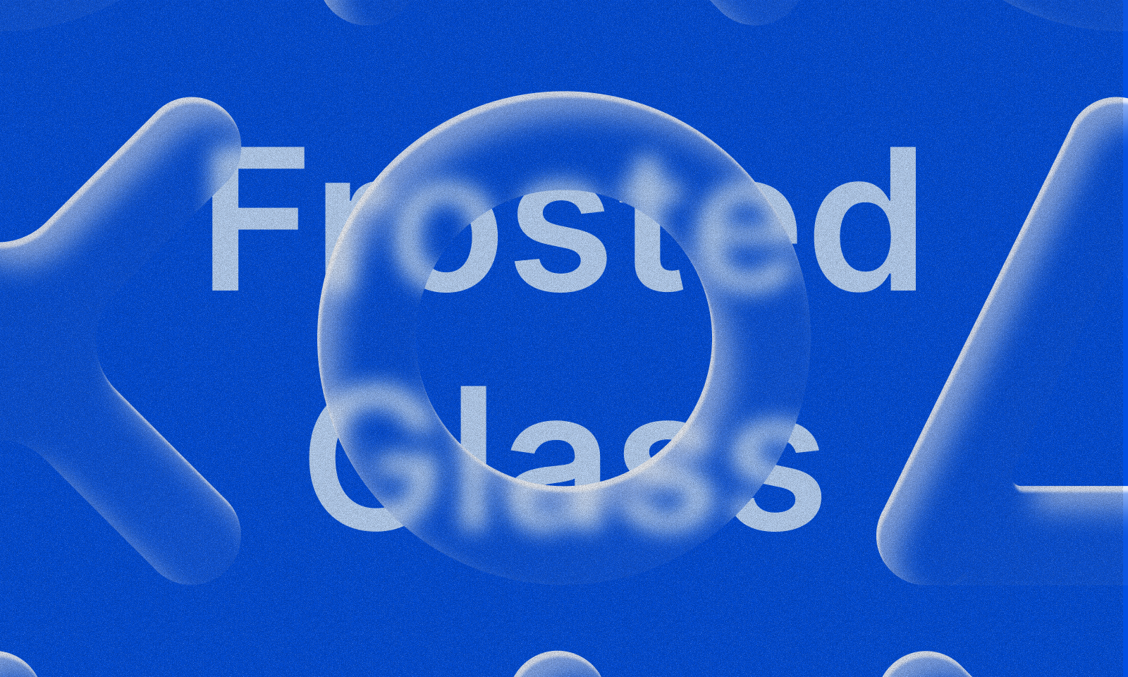 Frosted glass wasn't trendy until 2020. We were three years ahead of this trend.